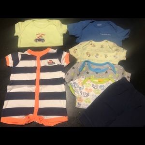 3-6 month baby bundle onesies & more